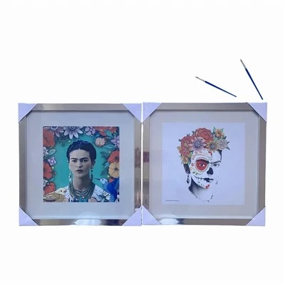 Viacfarebný rám na maľbu na plátne